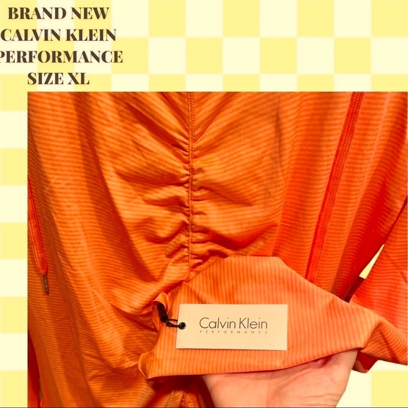 NEW W/TAGS CALVIN KLEIN PERFORMANCE HOODED LIGHTWEIGHT ACTIVEWEAR SZ XL - Picture 12 of 13